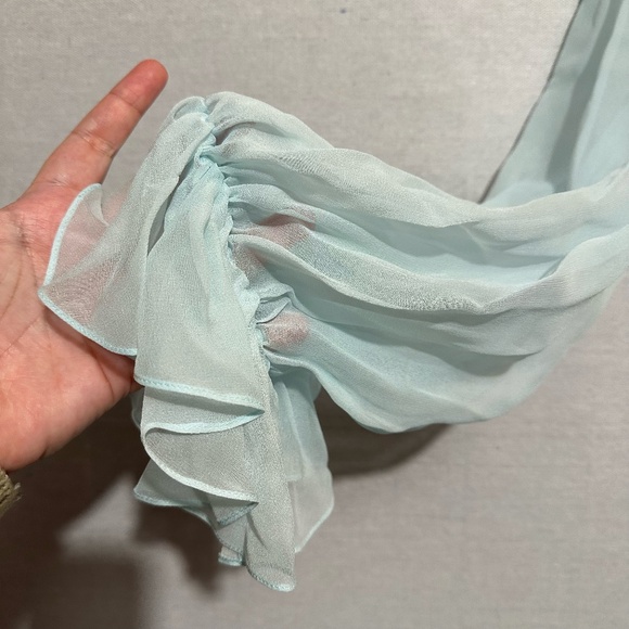 NWT Angelance Silk Chiffon Mini Dress with gift box - size L - Picture 6 of 9